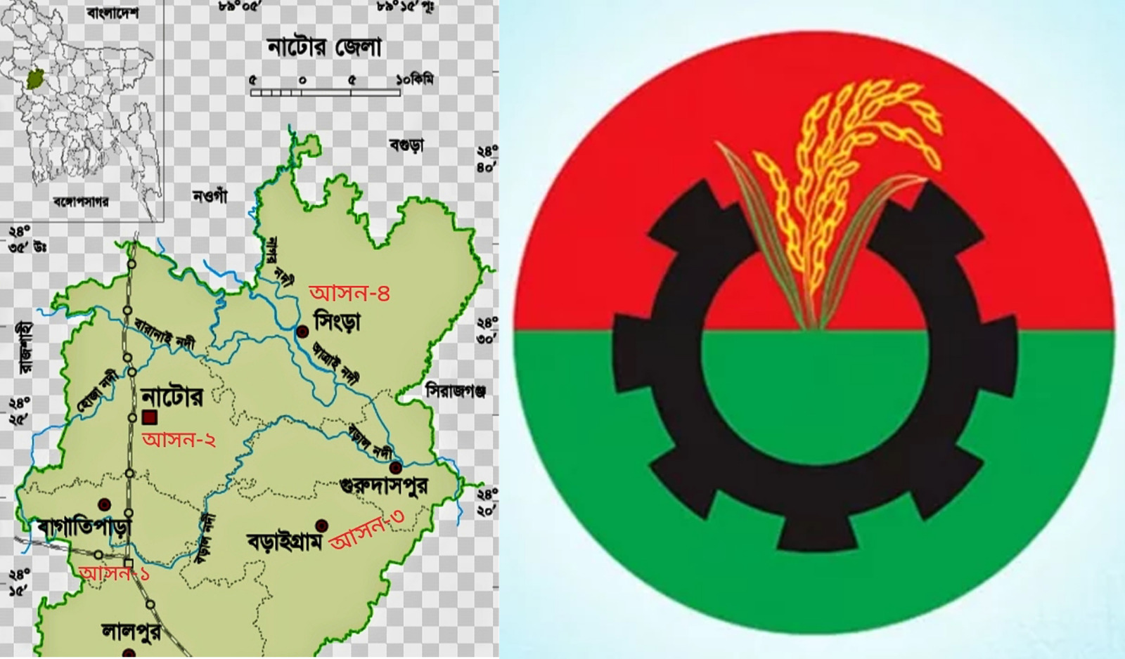 বিএনপির প্রার্থী ঘোষণায় তীব্র সংকটে নাটোরের দলীয় রাজনীতি