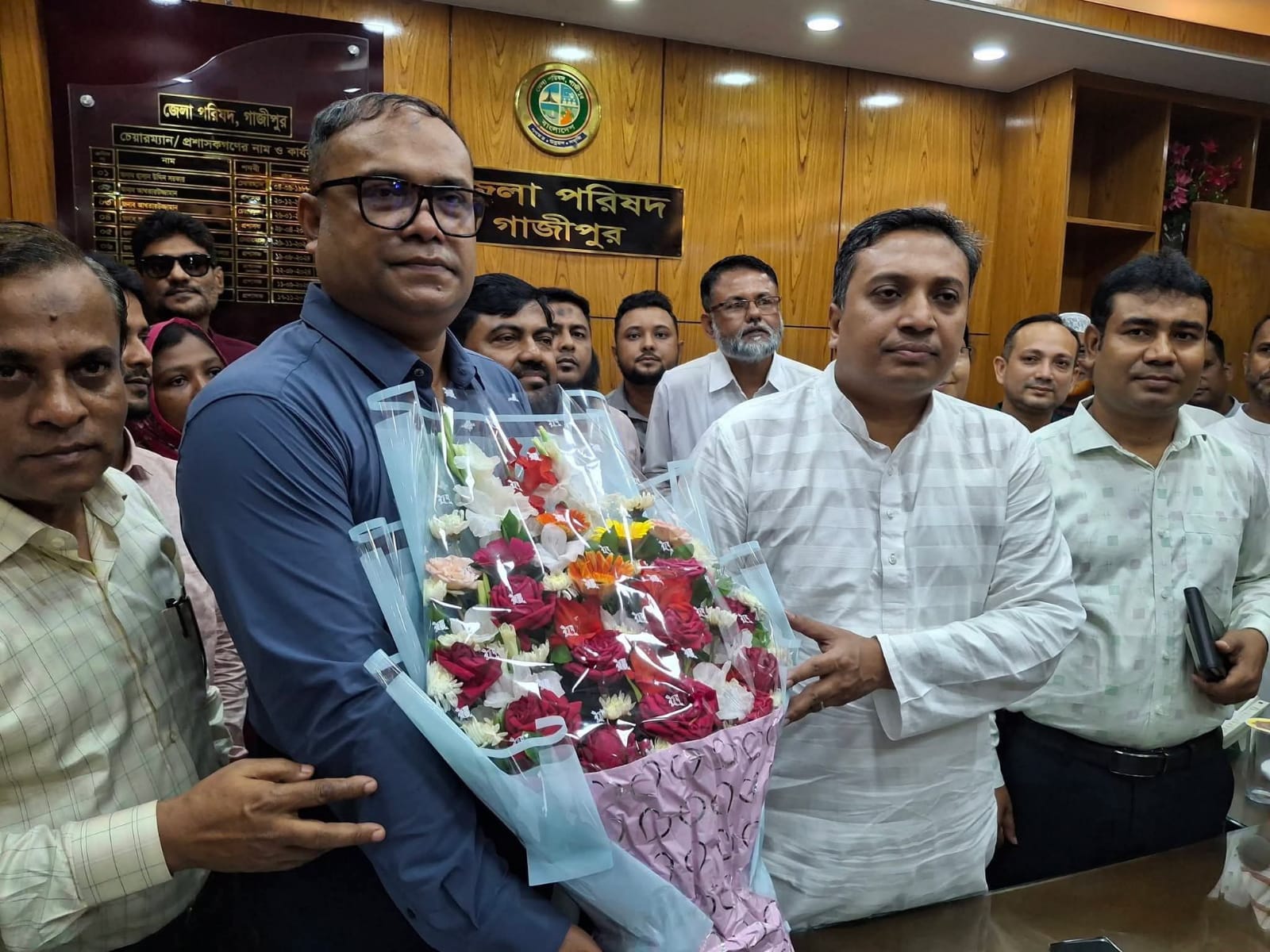 ‎গাজীপুর জেলা পরিষদের নতুন প্রশাসক যোগ দিলেন চৌধুরী ইশরাক