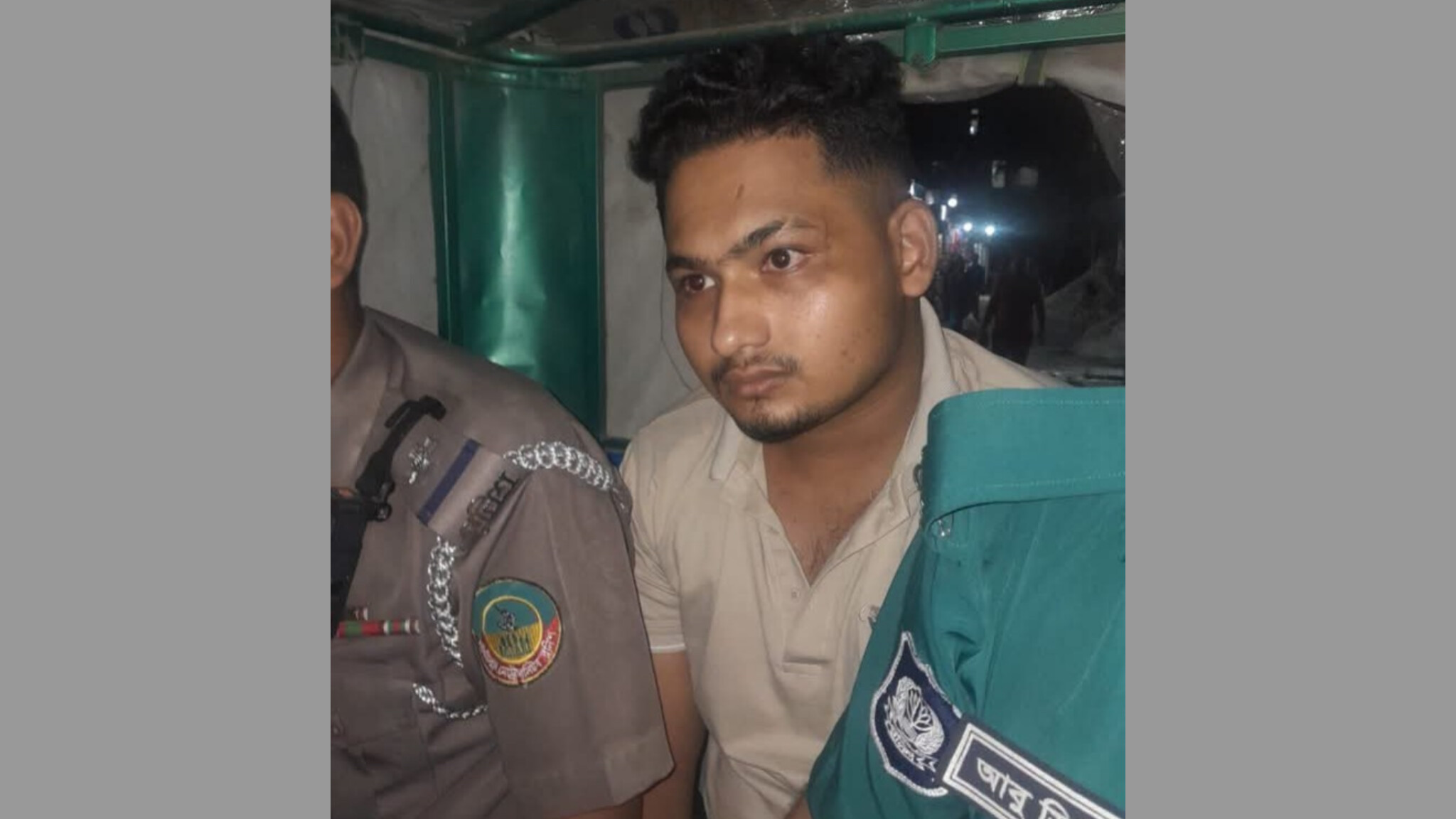 বাসন থানার বিশেষ অভিযানে ছাত্রলীগের পদপ্রার্থী তুষার সরকার গ্রেফতার
