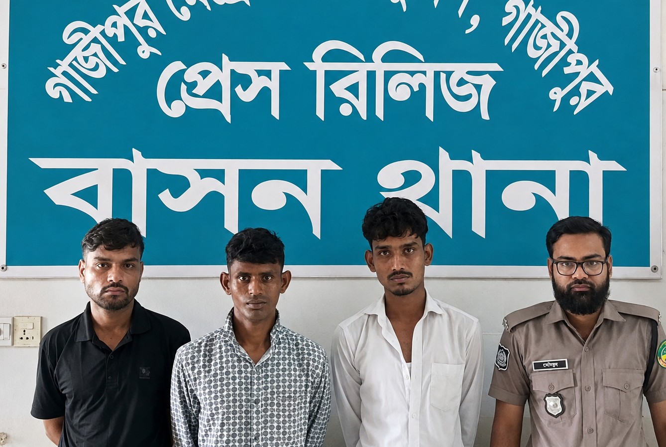 গাজীপুরে ডাকাতির প্রস্তুতি মামলায় ৩ সন্দেহভাজন গ্রেপ্তার