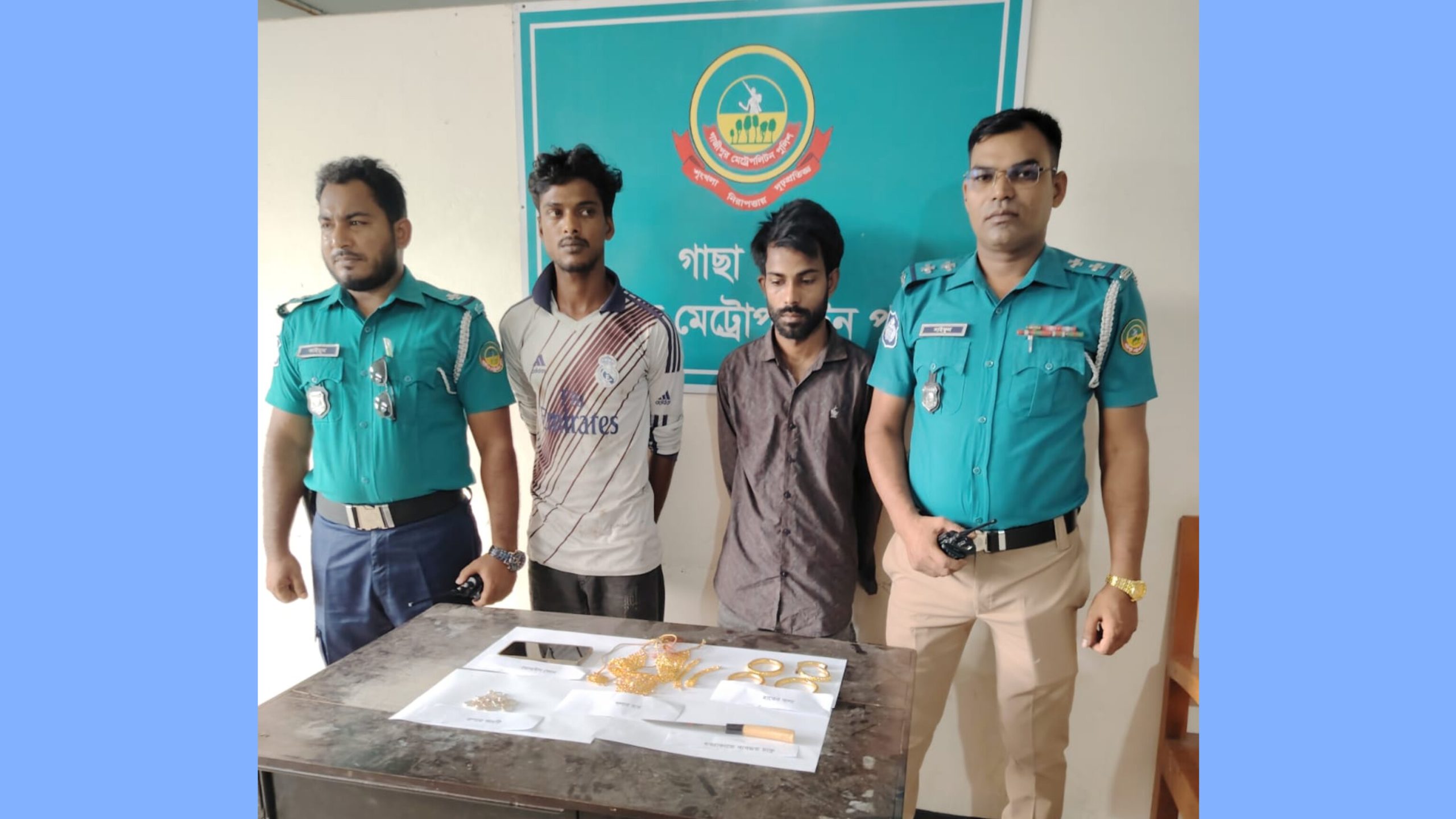 গাজীপুরে কালাম হত্যা মামলায় দুই আসামি গ্রেপ্তার