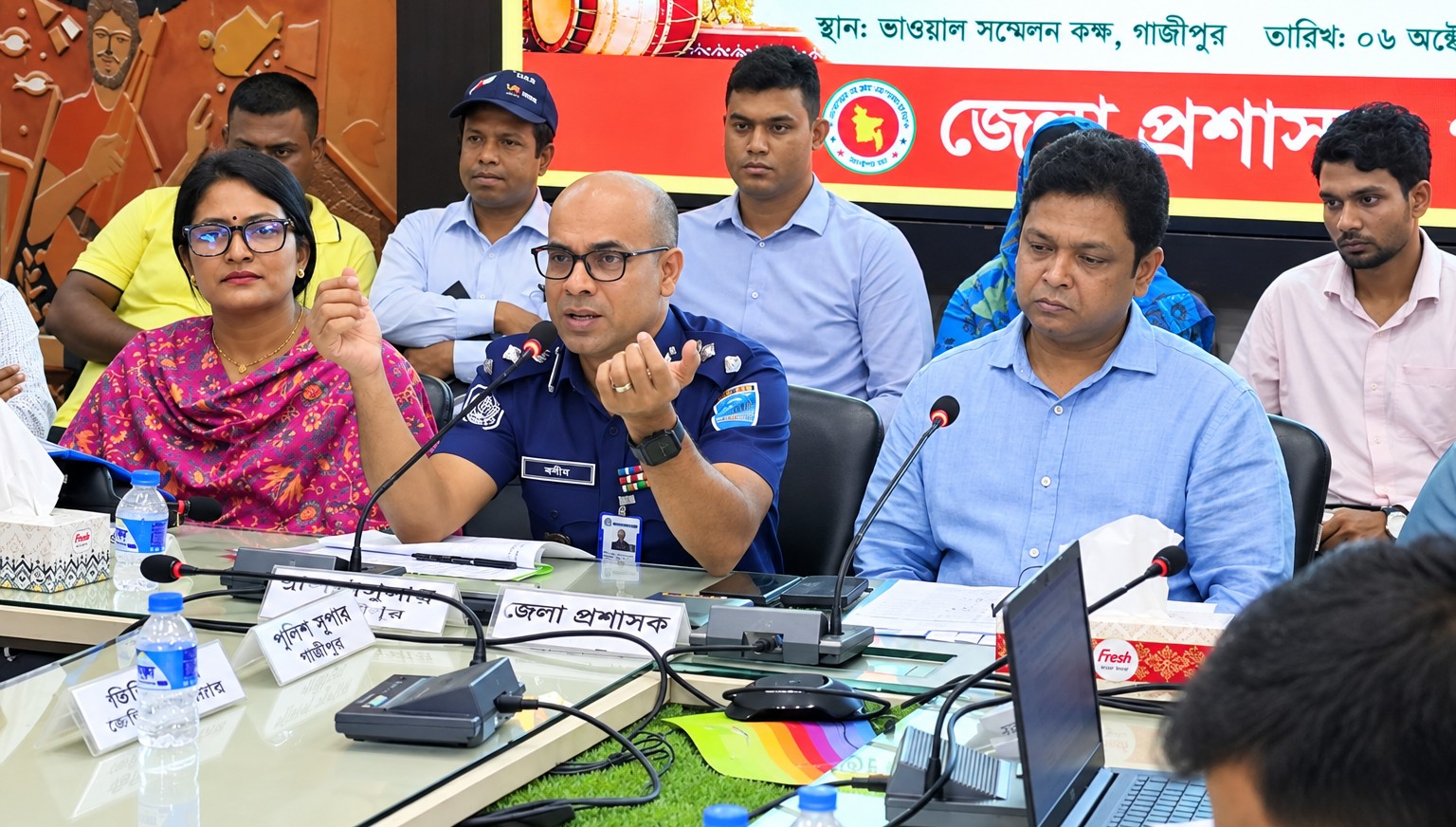 গাজীপুরে শারদীয় দুর্গাপূজা উদযাপনে প্রস্তুতিমূলক সভা